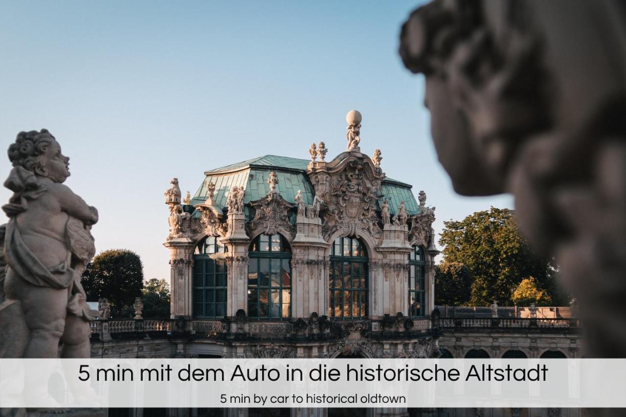 "Neptunblick"- Naehe Altstadt - Ruhig - Balkon - Parkplaetze Dresden Buitenkant foto